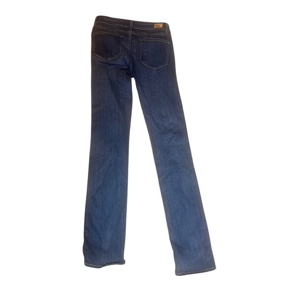 Paige Skyline Straight dark denim jeans 27 - Picture 3 of 6